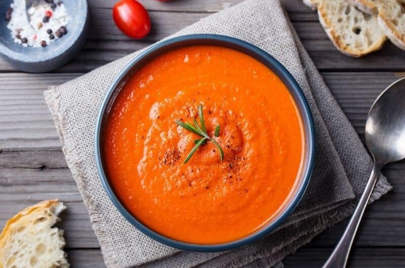 วิธีทําซุปมะเขือเทศ อิตาเลี่ยน จากมะเขือเทศสด (Tomato Soup)