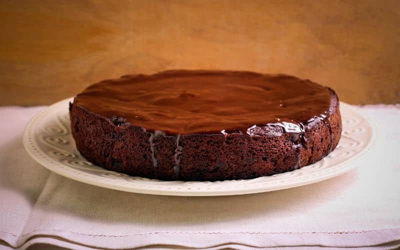 เค้กช็อกโกแลตไร้แป้ง (Flourless Chocolate Cake)